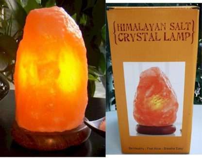 Salt Lamp 2 3kg- with new 12V cable and bulb
