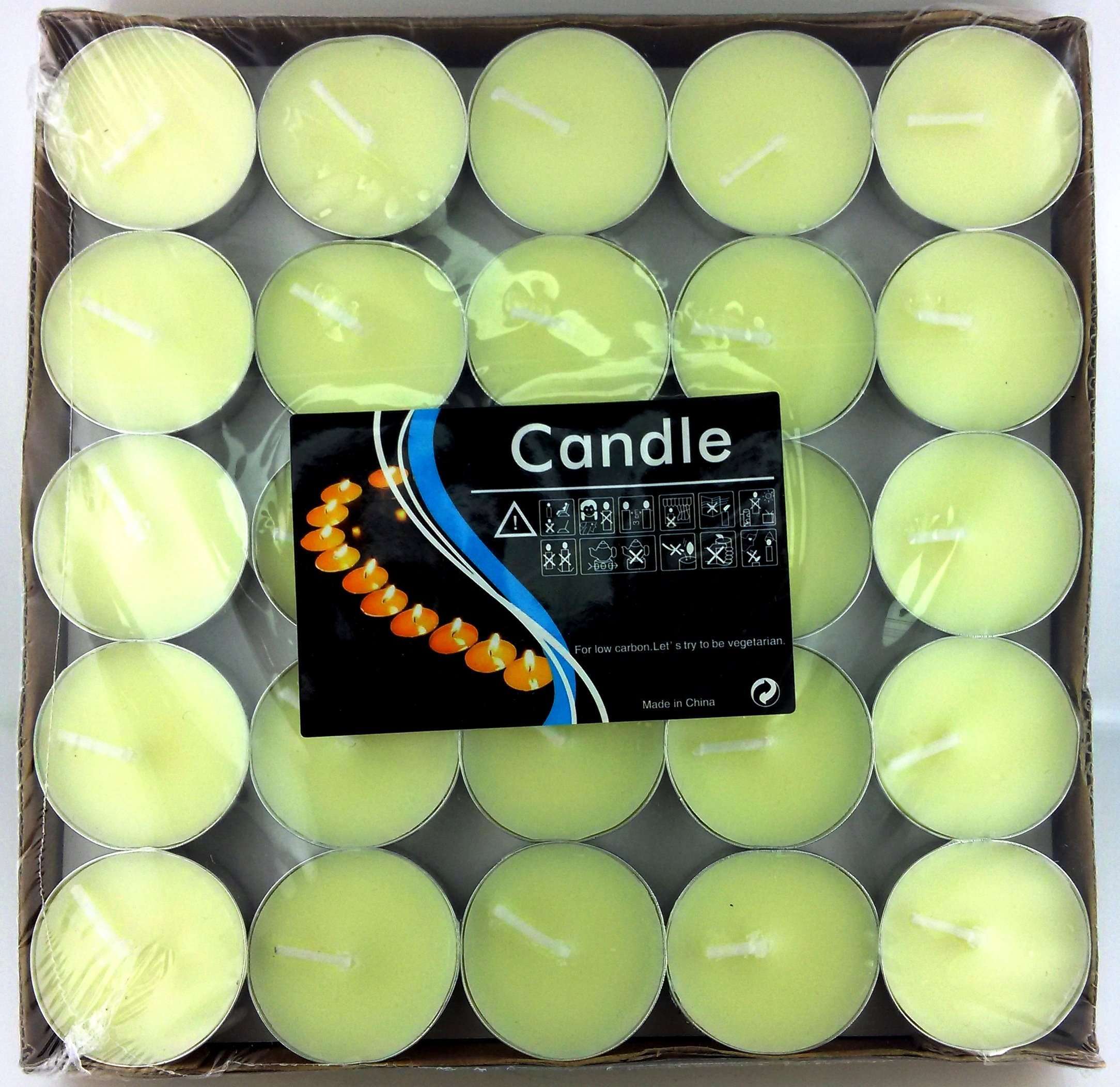 T Light Candles Packet of 50 Carolina Trading