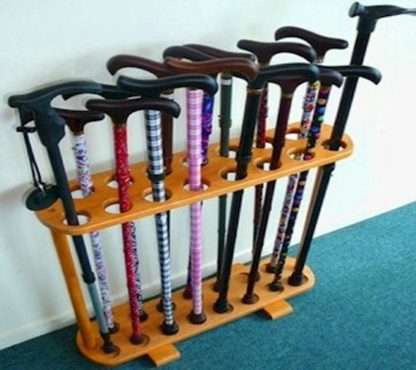 Walking Stick Display Stand with 20 Sticks