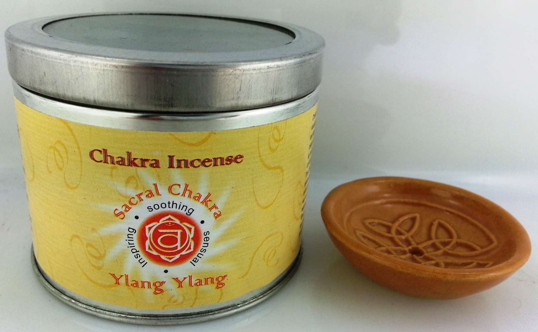 Chakra Cones Incense Ylang ylang Fragrance Set of 7 Tin Refills Sacral