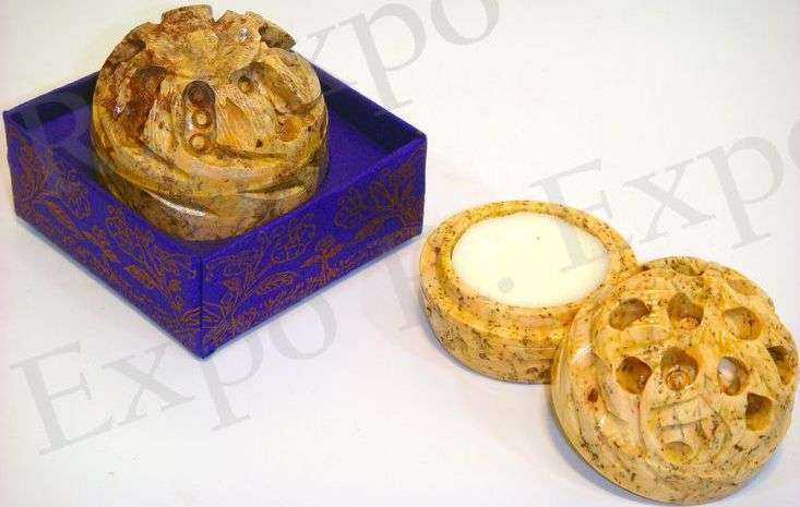 Natural Solid Perfume in Soapstone Jar 4 of each of 8 fragrances + 1 Free Sample of each fragrance - Image 3