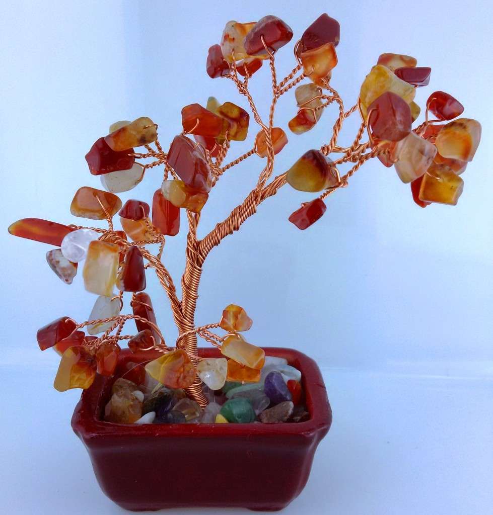 Gemstone Tree Small Carnelian