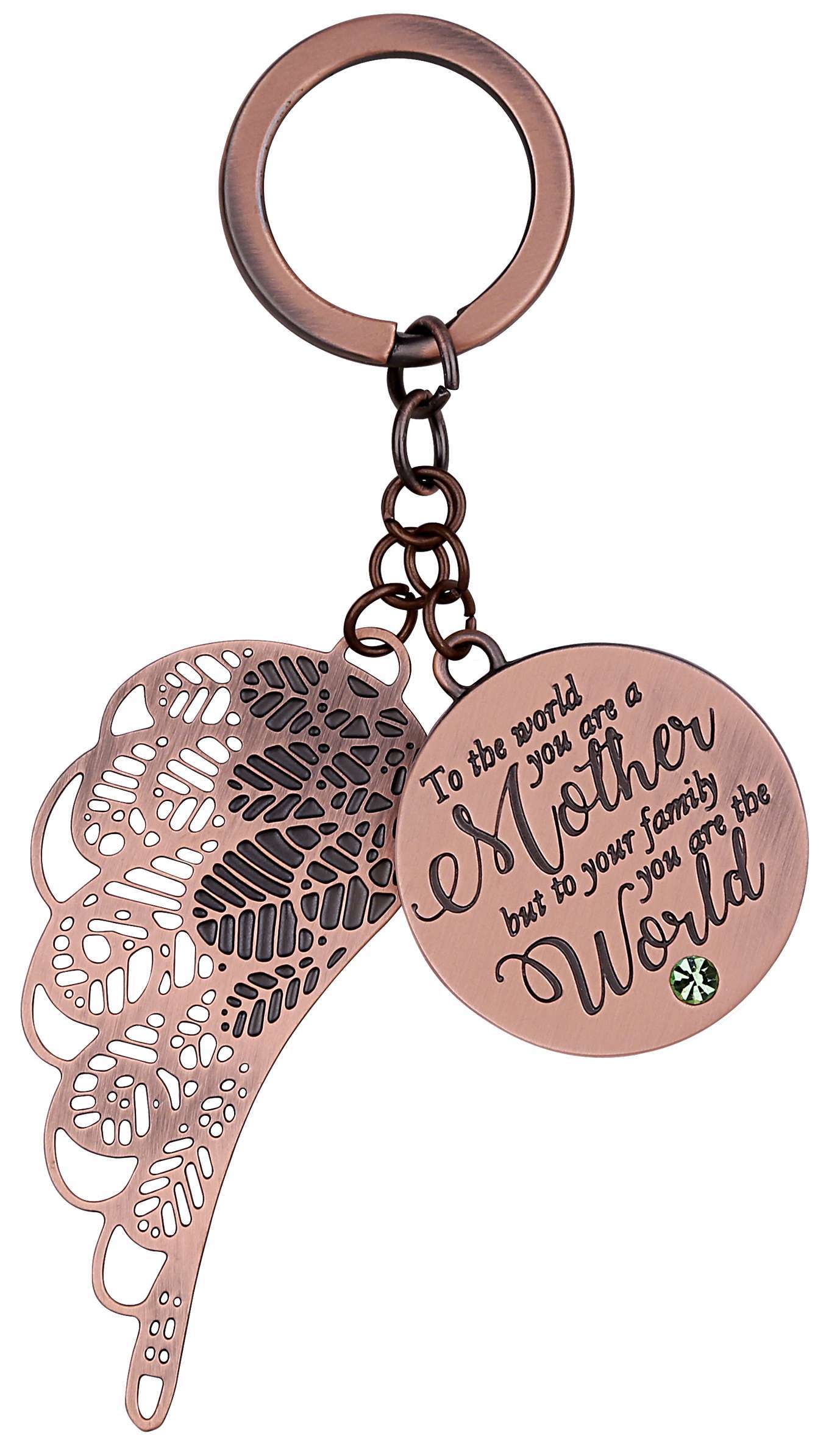 To the World Keychain Charm Set of 4