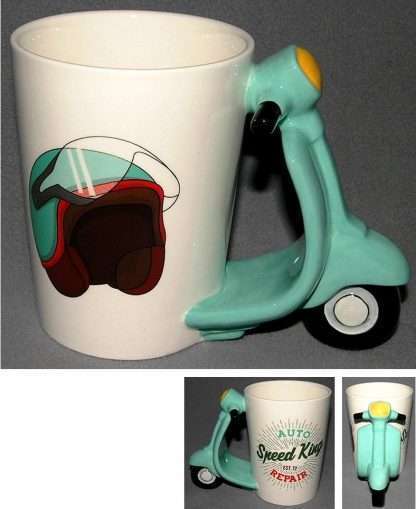 Turquoise Motocycle