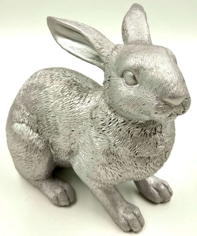 bashful silver bunny