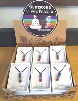 Chakra Stone Pendant with Display Box