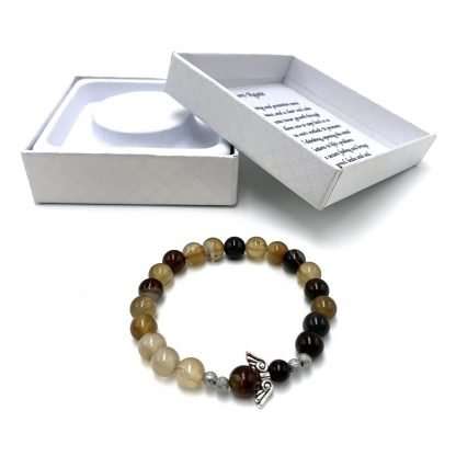 Brown Agate bracelet - Image 2