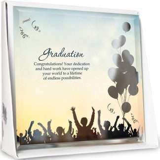 Silver Silhouette Graduation
