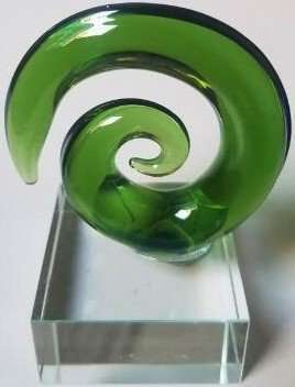Glass Art Koru