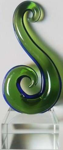 Glass Art Koru