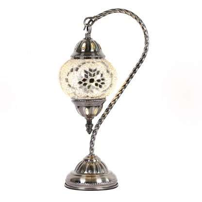 Turkish Mosaic Lamp- Swan Neck