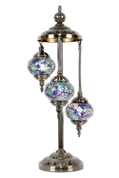Turkish Mosaic Lamp Multi-Coloured 3 Tier