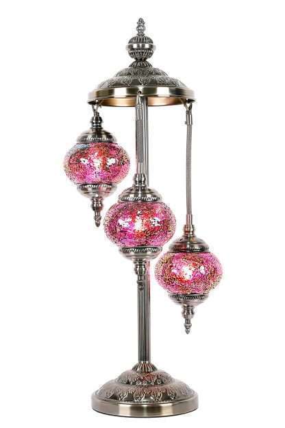 Turkish Mosaic Lamp Multi-Coloured 3 Tier