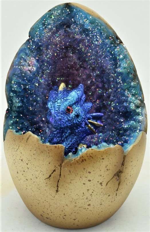 Baby Dragon Egg Hatching Blue Carolina Trading