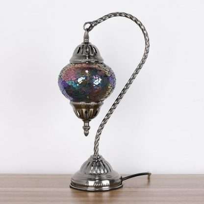 Turkish Mosaic Lamp- Swan Neck - Image 2
