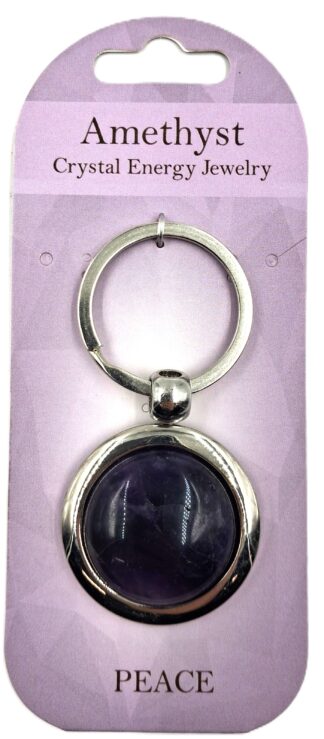 Crystal Keyring Amethyst