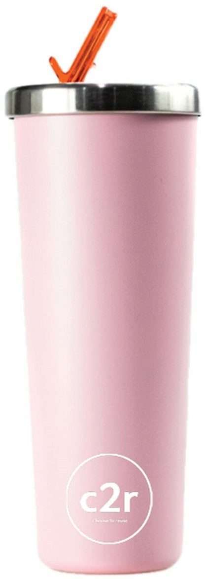 Stainless Steel Tumbler Pink Set of 3