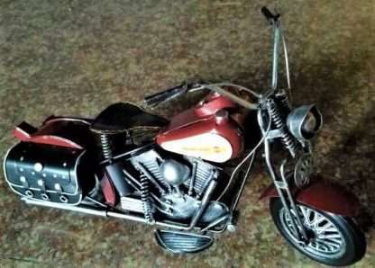 Retro Motorbike Red