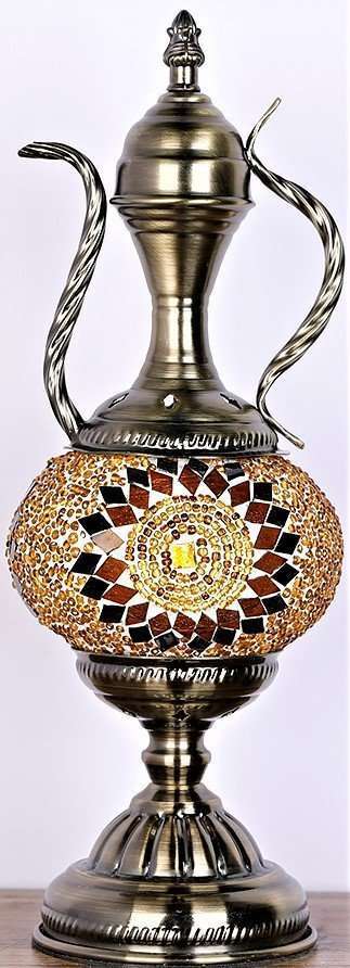 Teapot Shaped Mosaic Lamp
