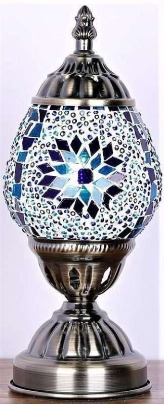Turkish Oval Mosaic Lamp