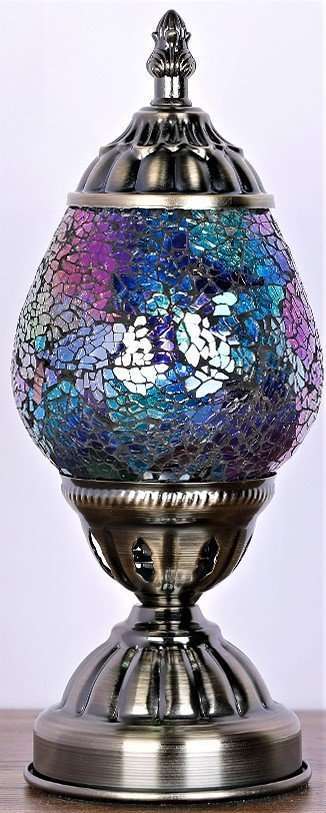 Turkish Oval Mosaic Lamp