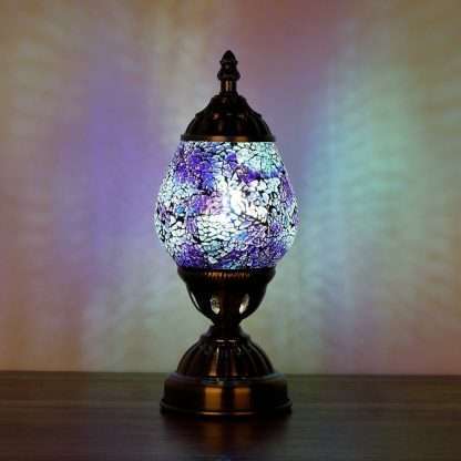 Turkish Oval Mosaic Lamp - Image 2
