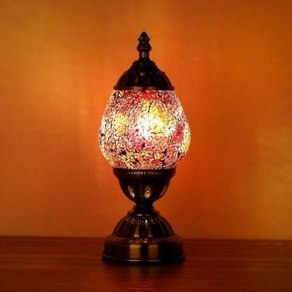 Turkish Oval Mosaic Lamp - Image 2