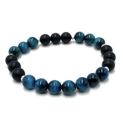 Teal Tiger Eye bracelet - Image 3