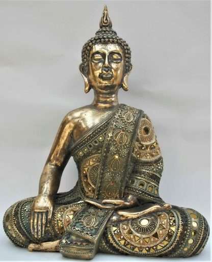 Sitting Buddha Mandala Mosaic Dress