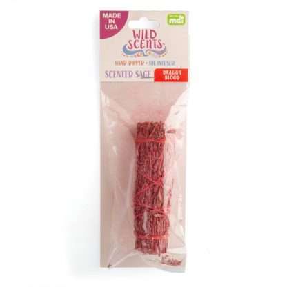 Wild Scents Dragon Blood  Sage Smudge Stick