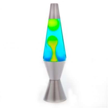Silver/Yellow/Blue Diamond Motion Lamp