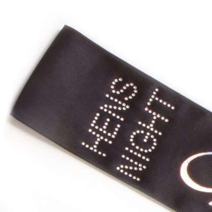 Black Sash Bride To Be- with LED Lights - Image 2