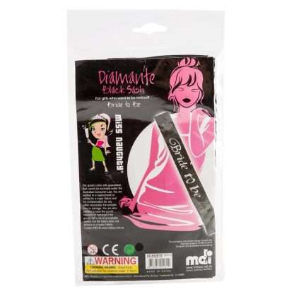 Black Sash Bride To Be- with LED Lights - Image 3