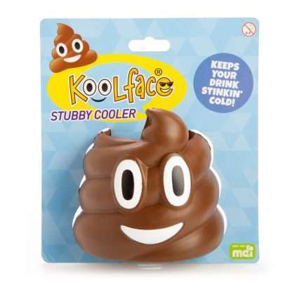 Koolface Smiling Poo Stubby Cooler - Image 2
