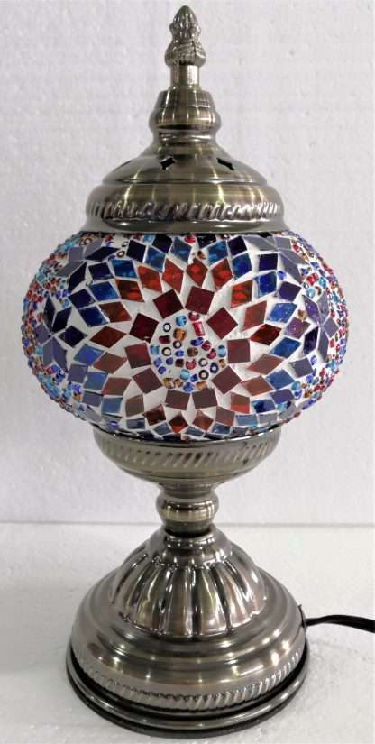 Turkish Mosaic Lamp Multicolour - Image 2
