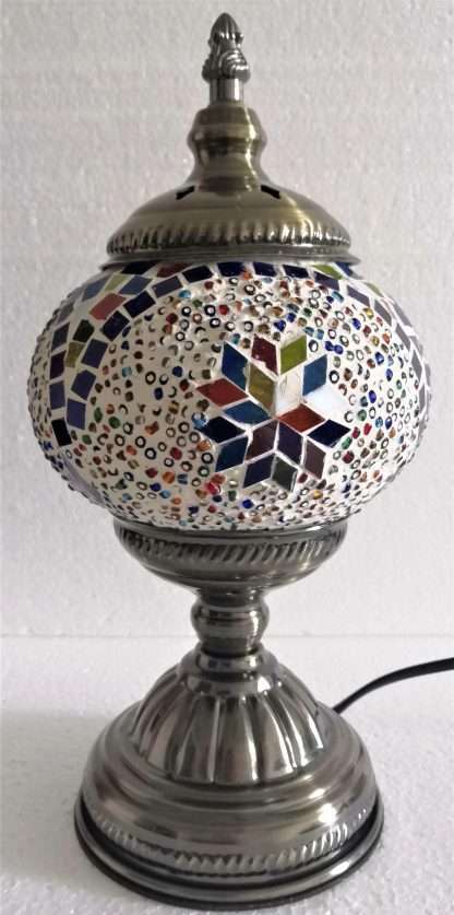 Turkish Mosaic Lamp Multicolour - Image 2