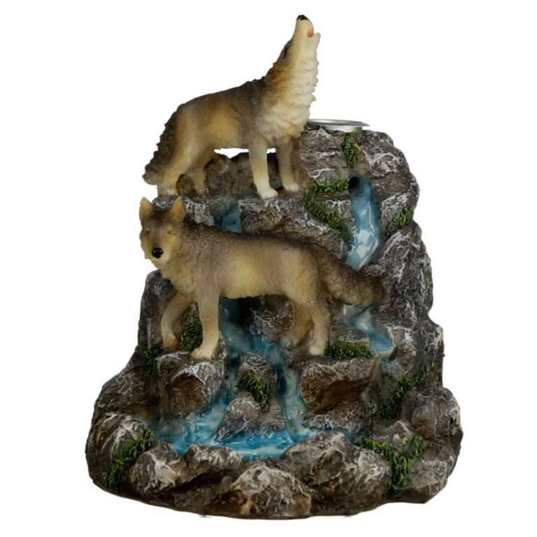 Wolf Mountain Backflow Incense Burner Carolina Trading
