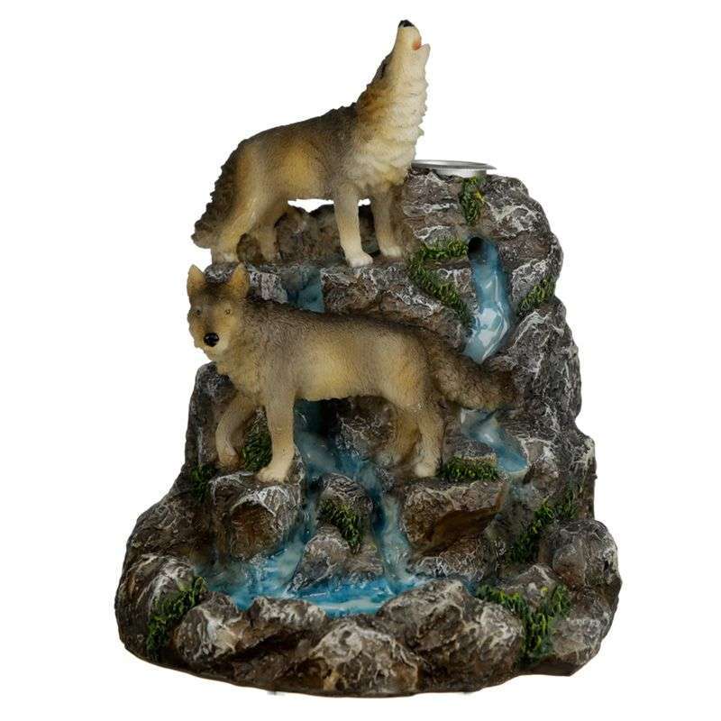 Wolf Mountain Backflow Incense Burner Carolina Trading