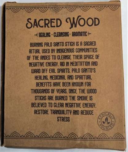 Palo Santo Organic 5 Sticks in Packet - Image 2