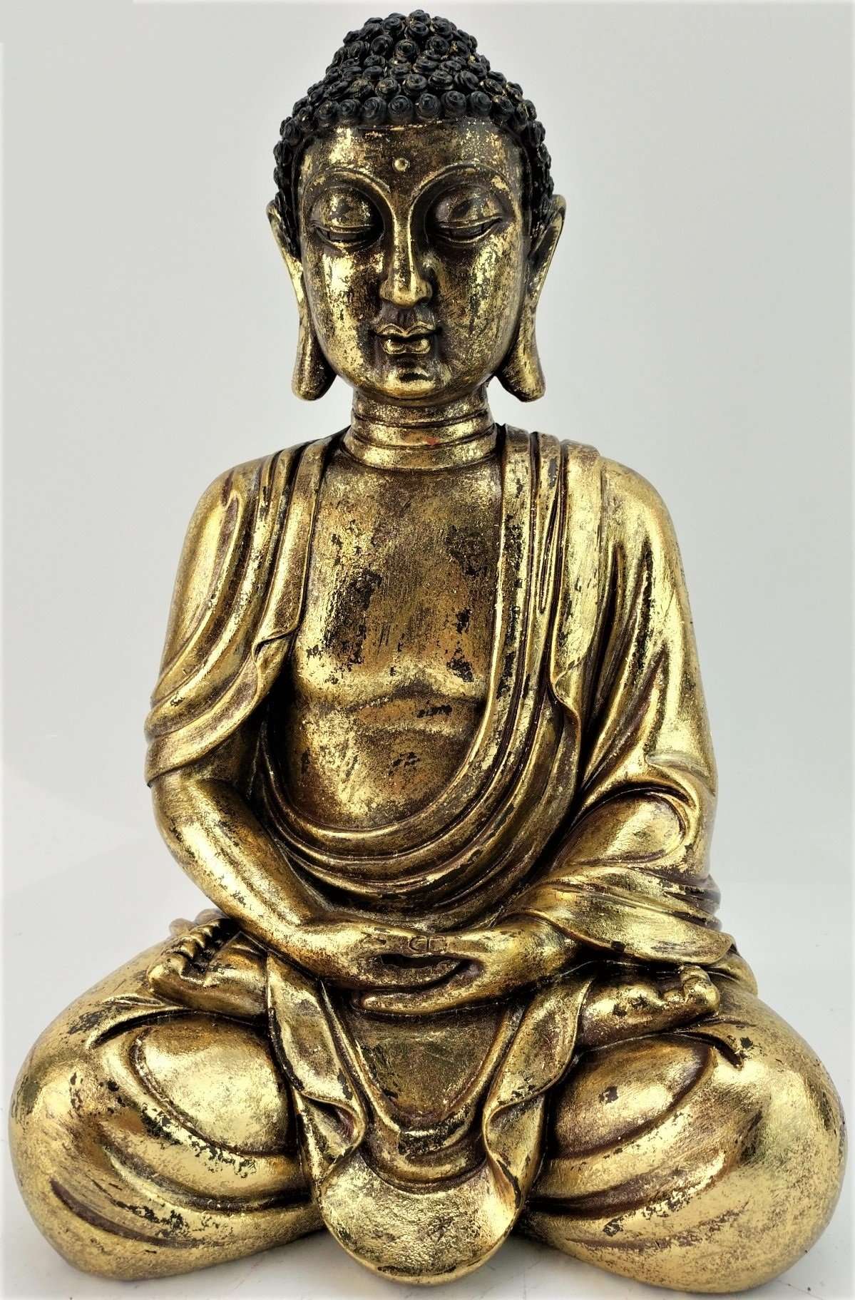 Buddha Figurine Gold Carolina Trading