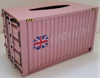 Shipping Container Tissue Box Pink