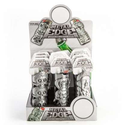 Metal Edge Lighter Case & Bottle Opener