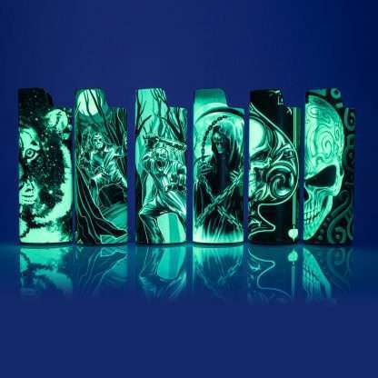 Smokezilla Glow-in-the-Dark Metal Lighter Case - Image 3