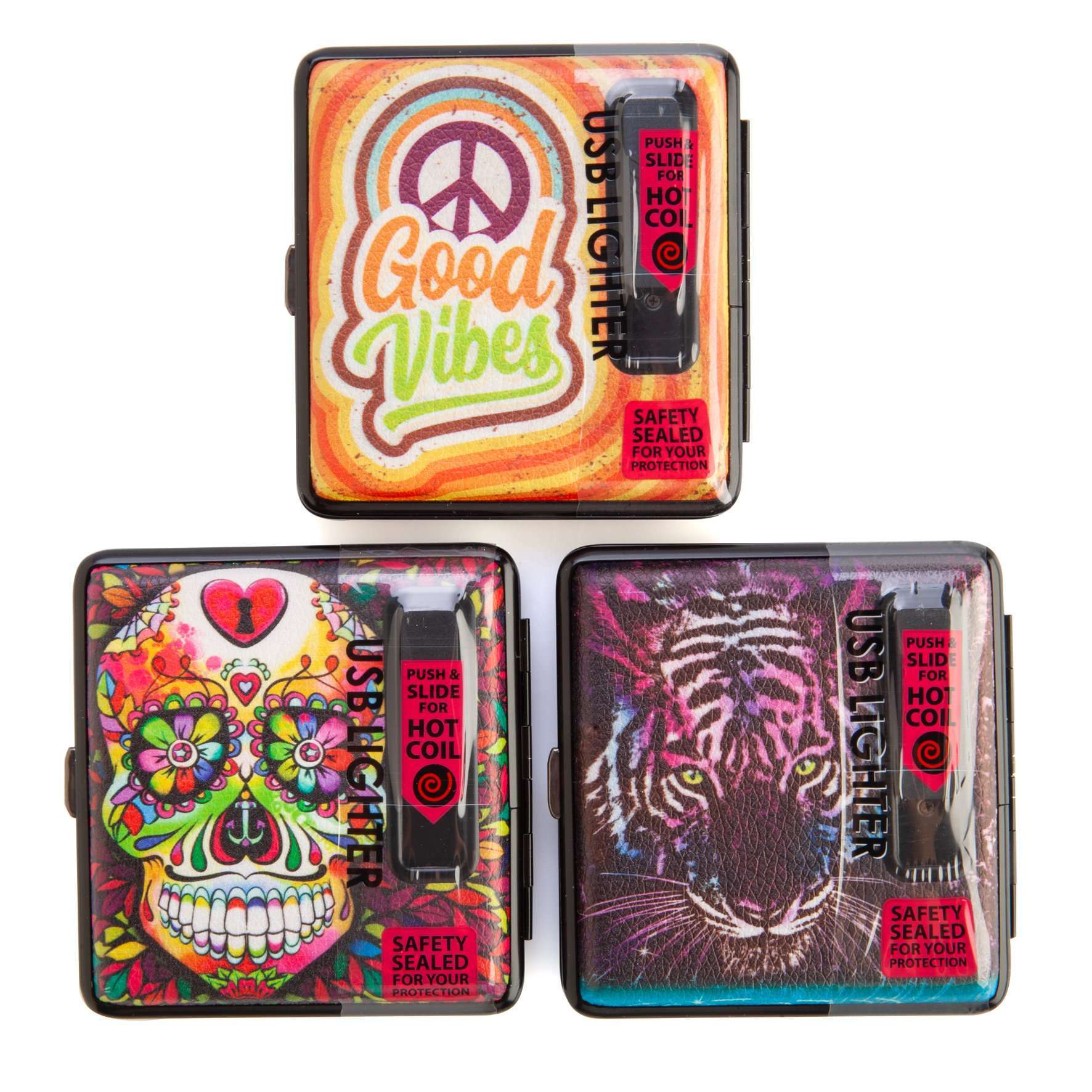 Smokezilla USB Lighter Cigarette Case - Image 3