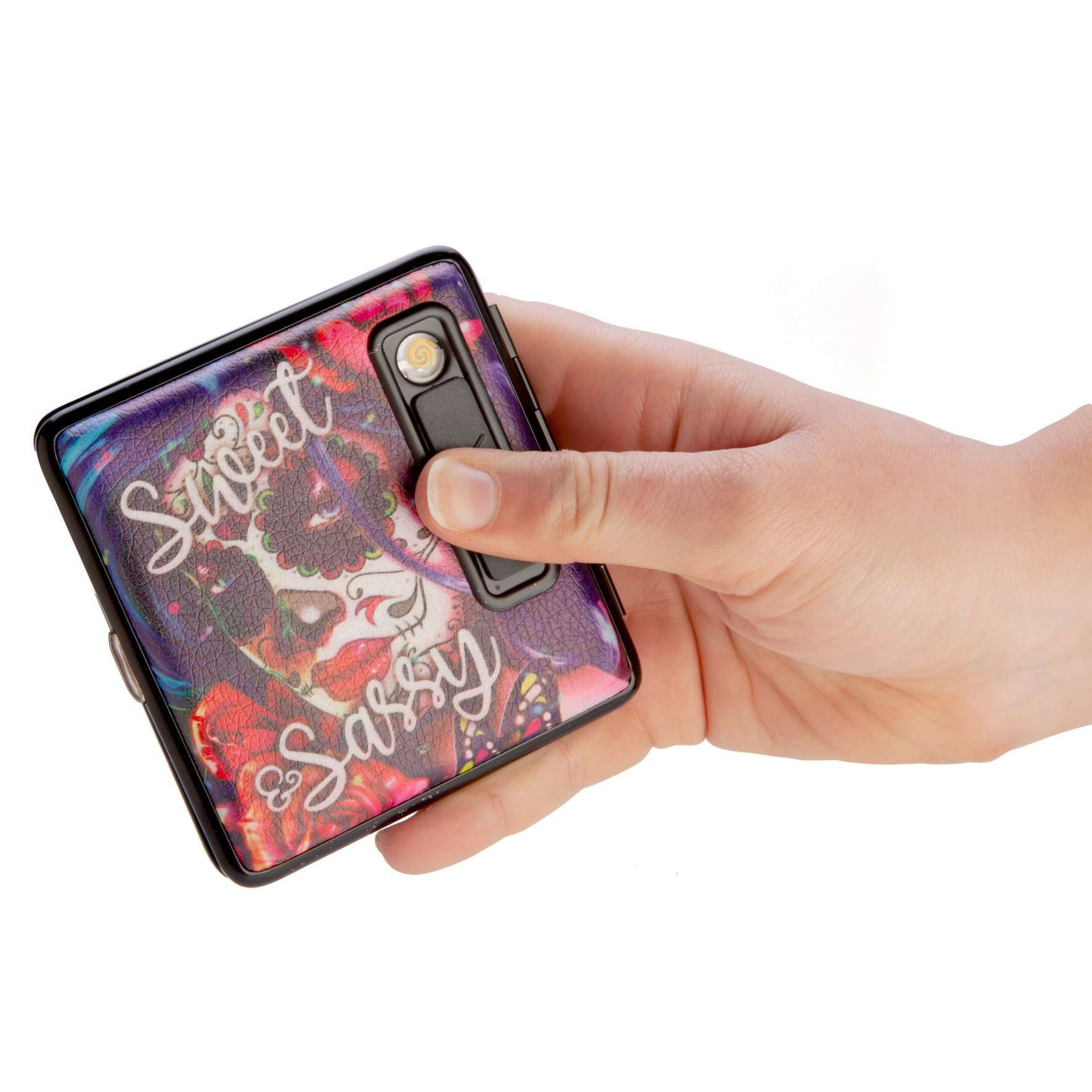 Smokezilla USB Lighter Cigarette Case - Image 5