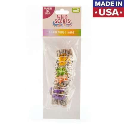 Wild Scents Good Vibes Sage & Herbs Smudge Stick