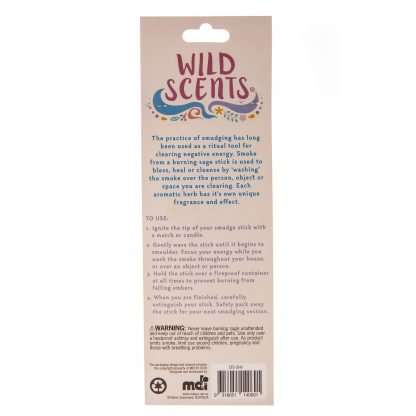 Wild Scents Good Vibes Sage & Herbs Smudge Stick - Image 3
