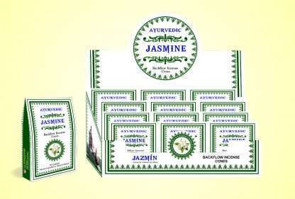 Ayurvedic BACKFLOW CONES - JASMINE