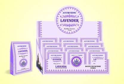 Ayurvedic  BACKFLOW CONES - LAVENDER