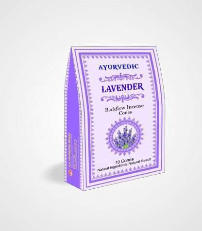 Ayurvedic  BACKFLOW CONES - LAVENDER - Image 2